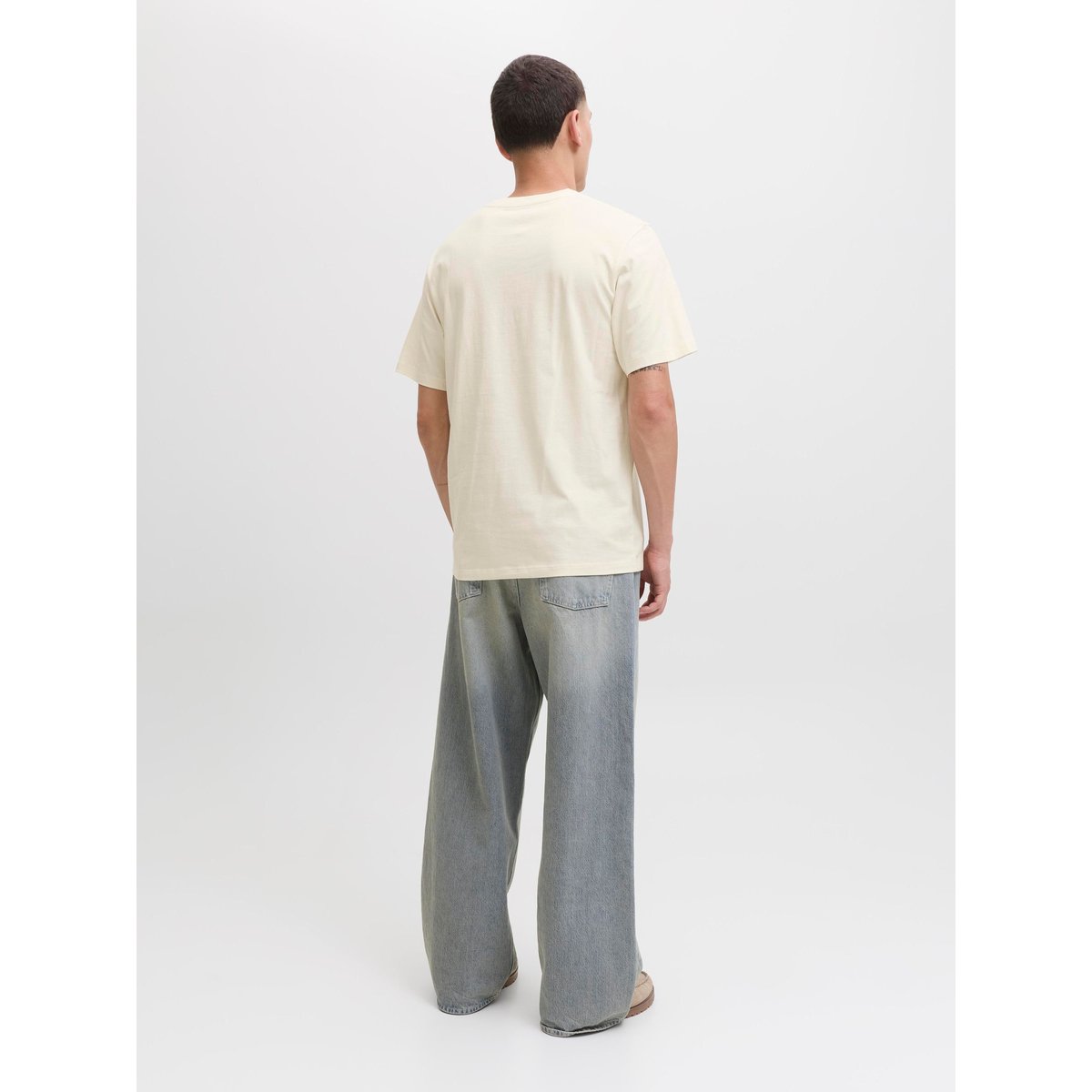 T-Shirt antique white, JACK & JONES
