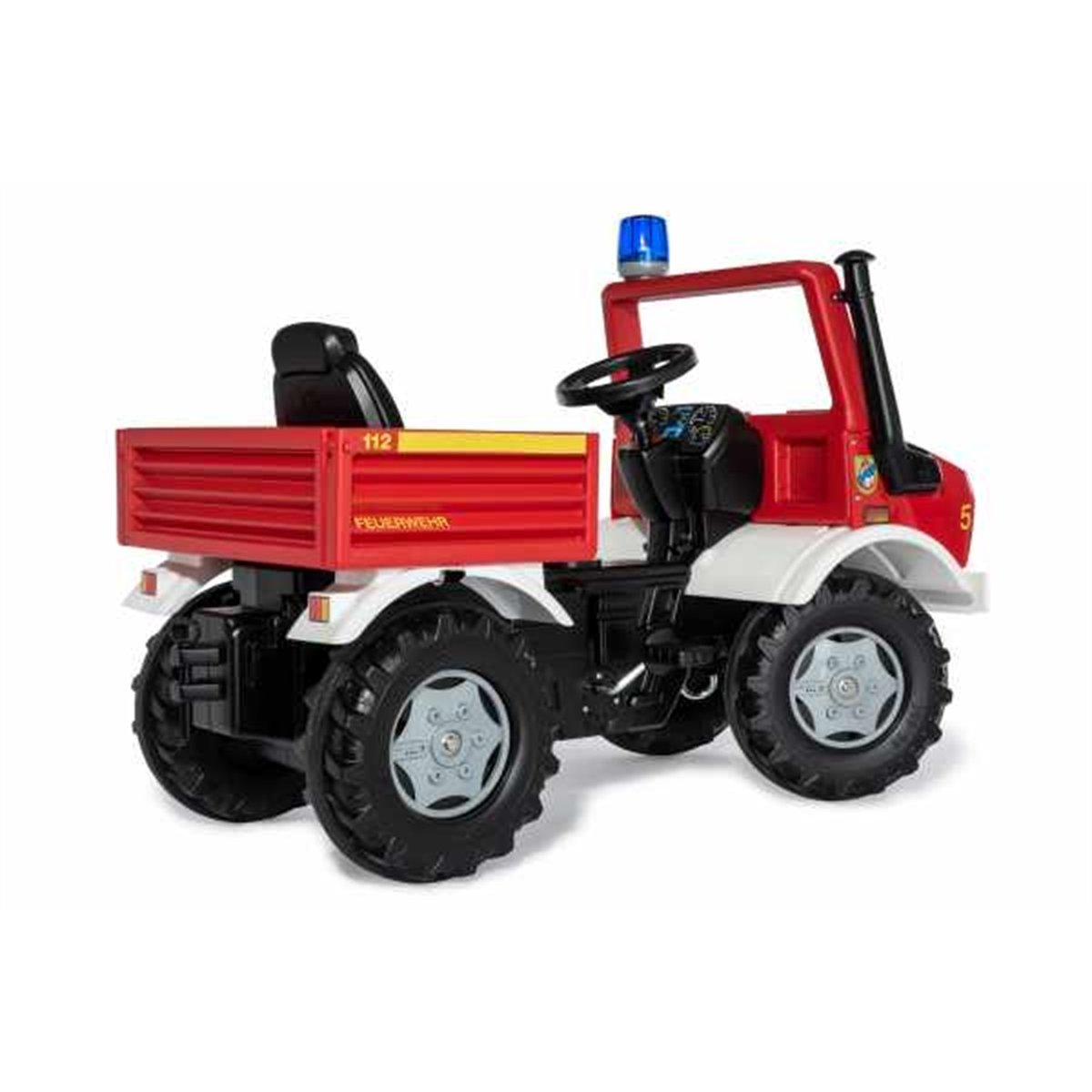 Rolly Toys Tracteur a Pedales rollyUnimog Pompier rouge, ROLLY TOYS