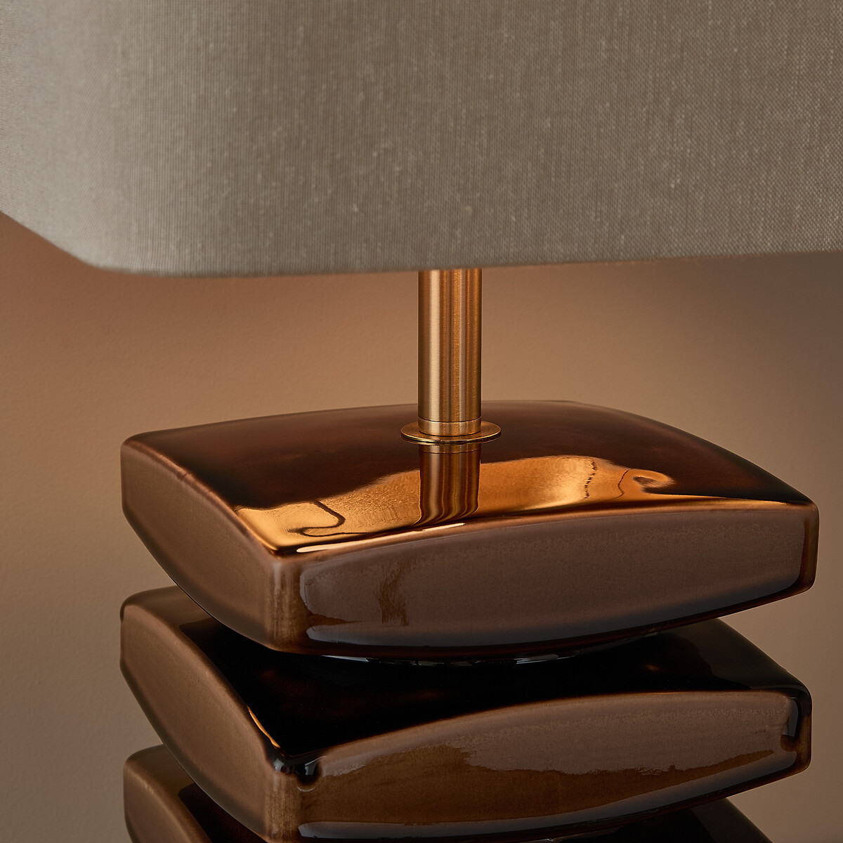 Lampe en céramique XL, PIETTATO brun, AM.PM