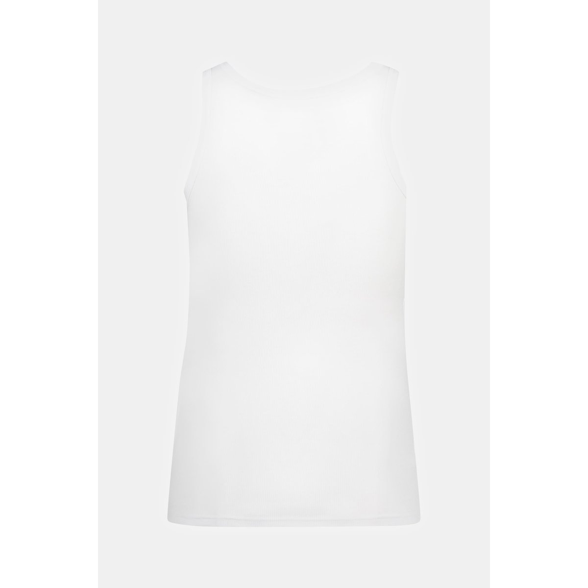 Débardeur/maillot de corps, maille côtelée blanc neige, JP1880