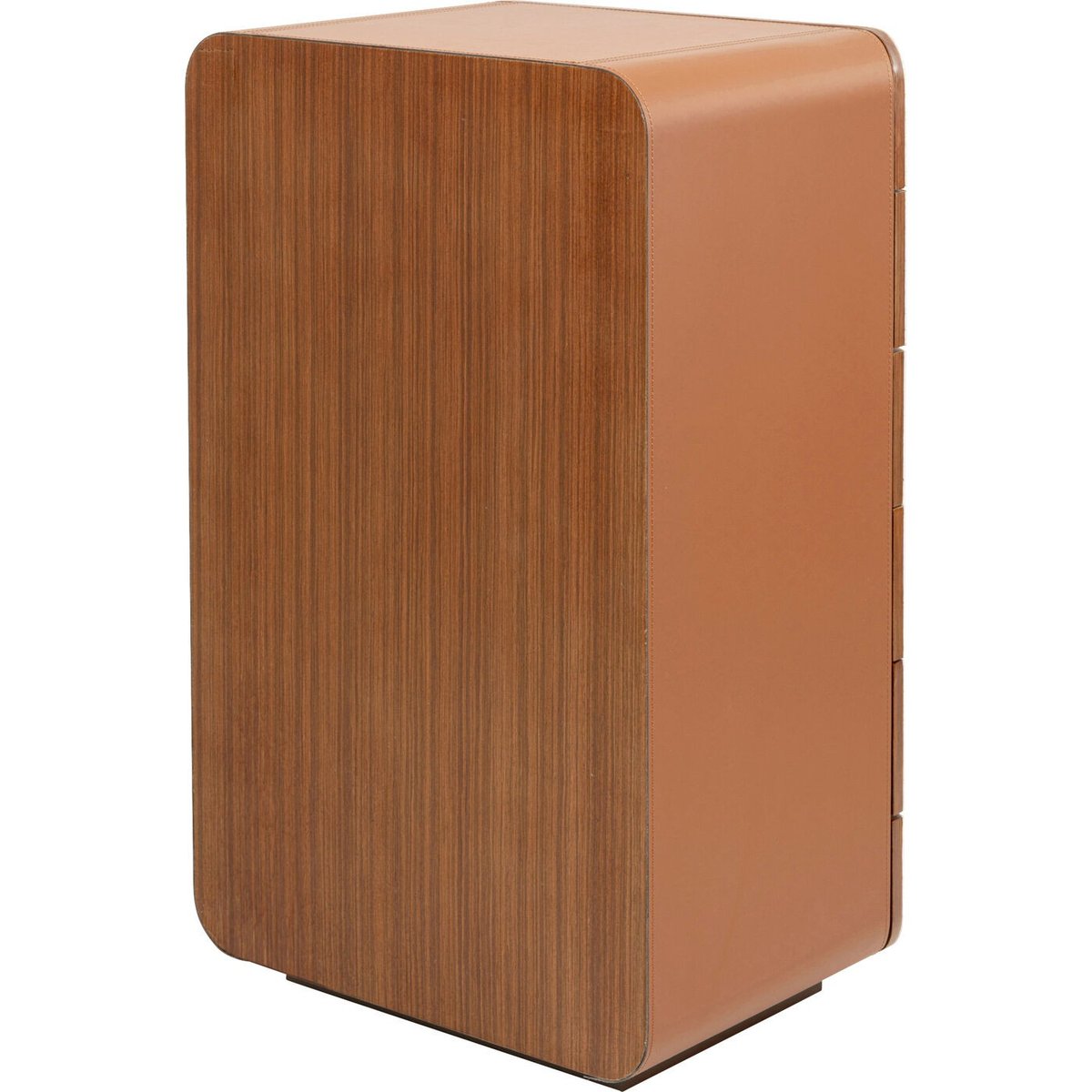 Chiffonnier 6 tiroirs en simili et noyer, TANGO marron, KARE DESIGN