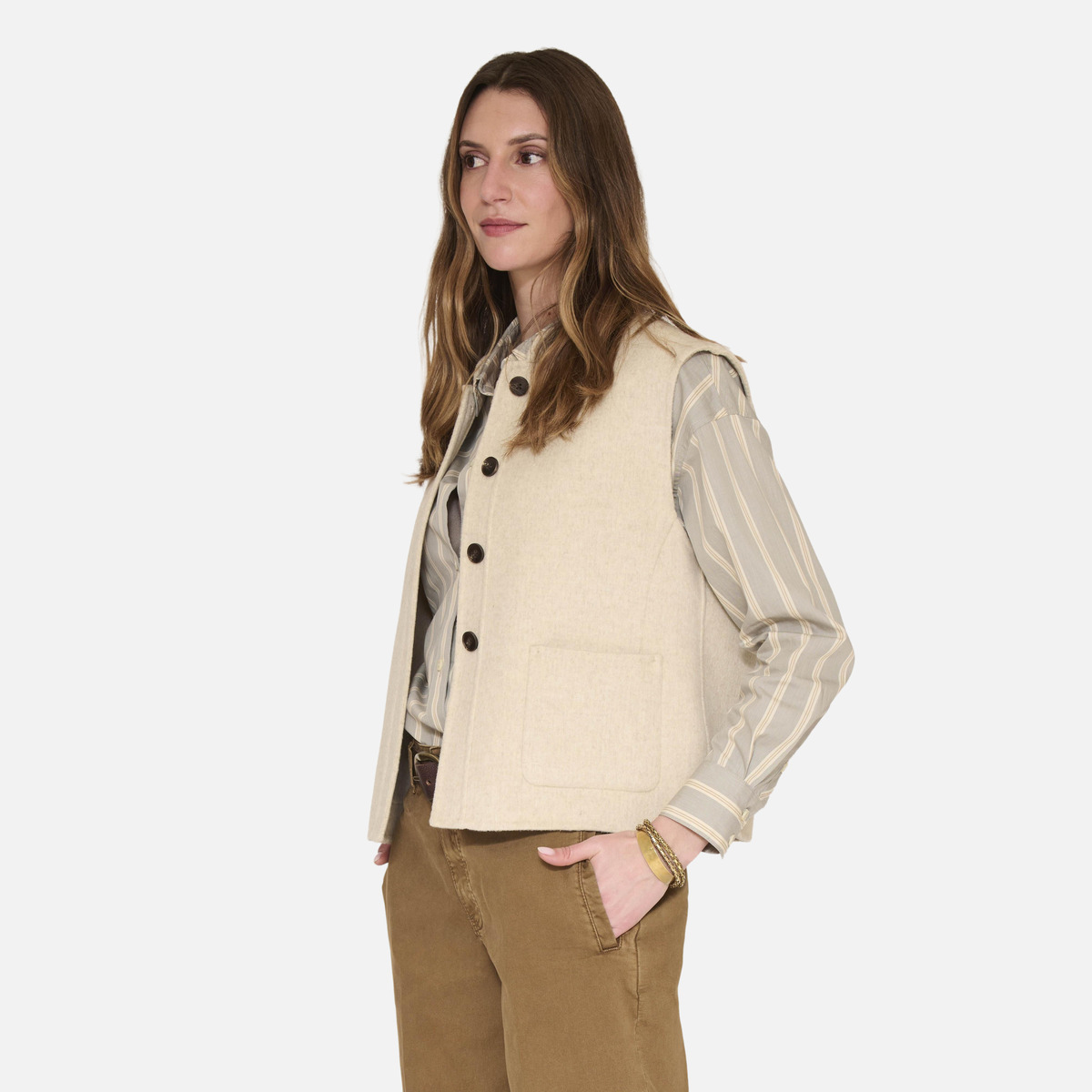 Veste VIBOU greige, MKT STUDIO