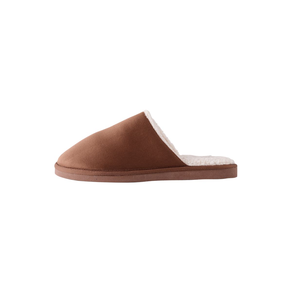 Chaussons mules en micro daim marron fauve, NEXT