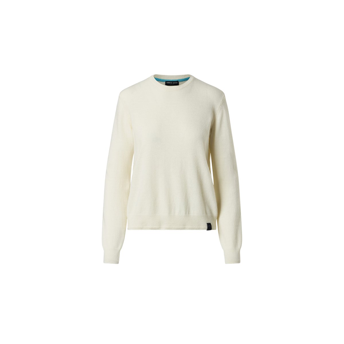 Pull ras du cou en cachemire mélangé crème, NORTH SAILS