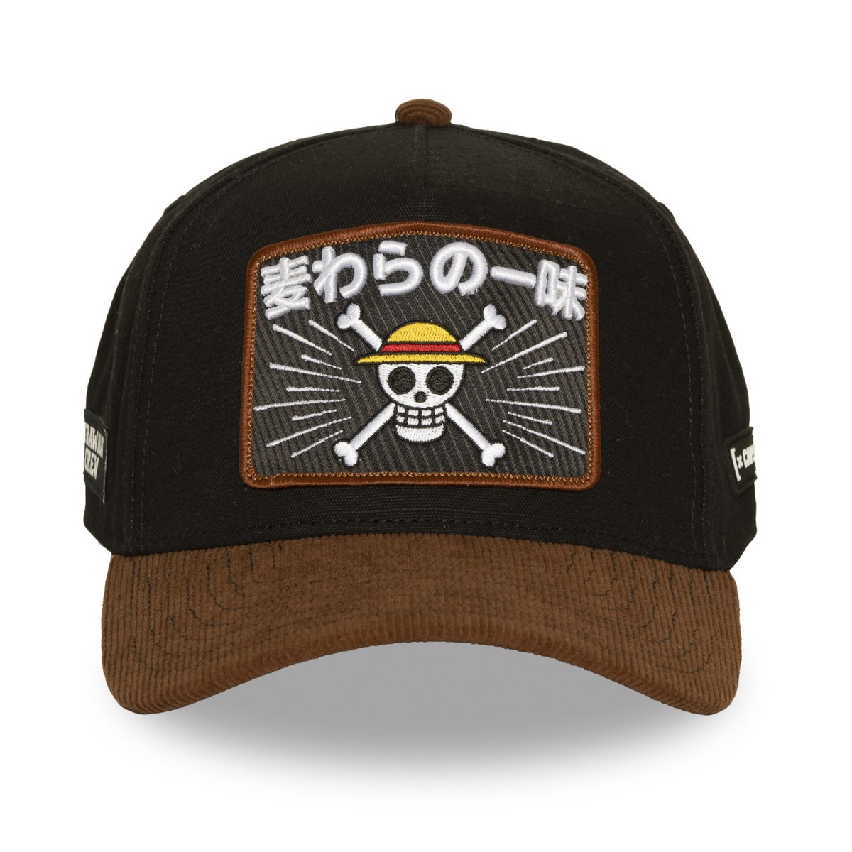 Casquette baseball One Piece noir/marron/rouge/jaune/blanc, CAPSLAB