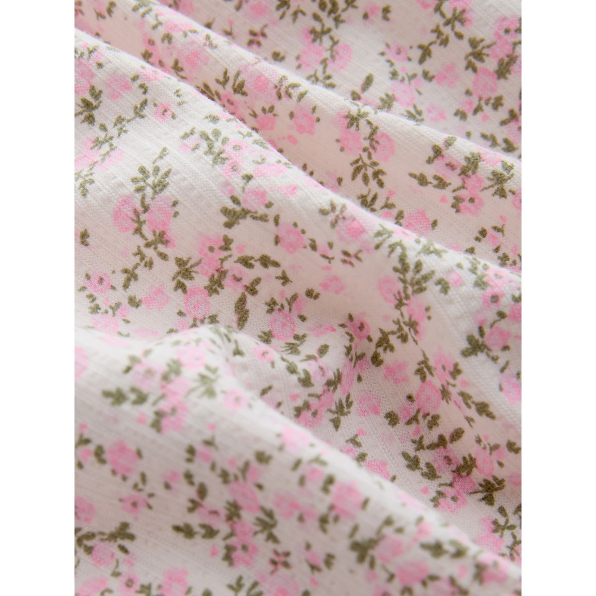 Robe en jersey à boutons rose motif fleurs, NEXT