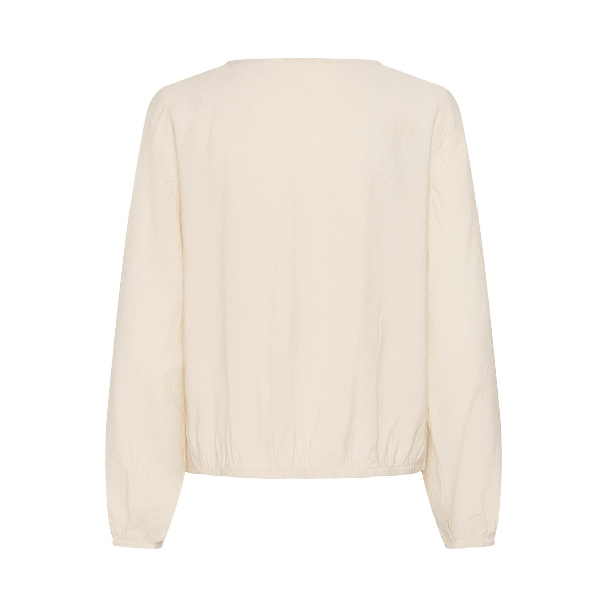 Blouse à manches longues beige oatmeal, CREAM