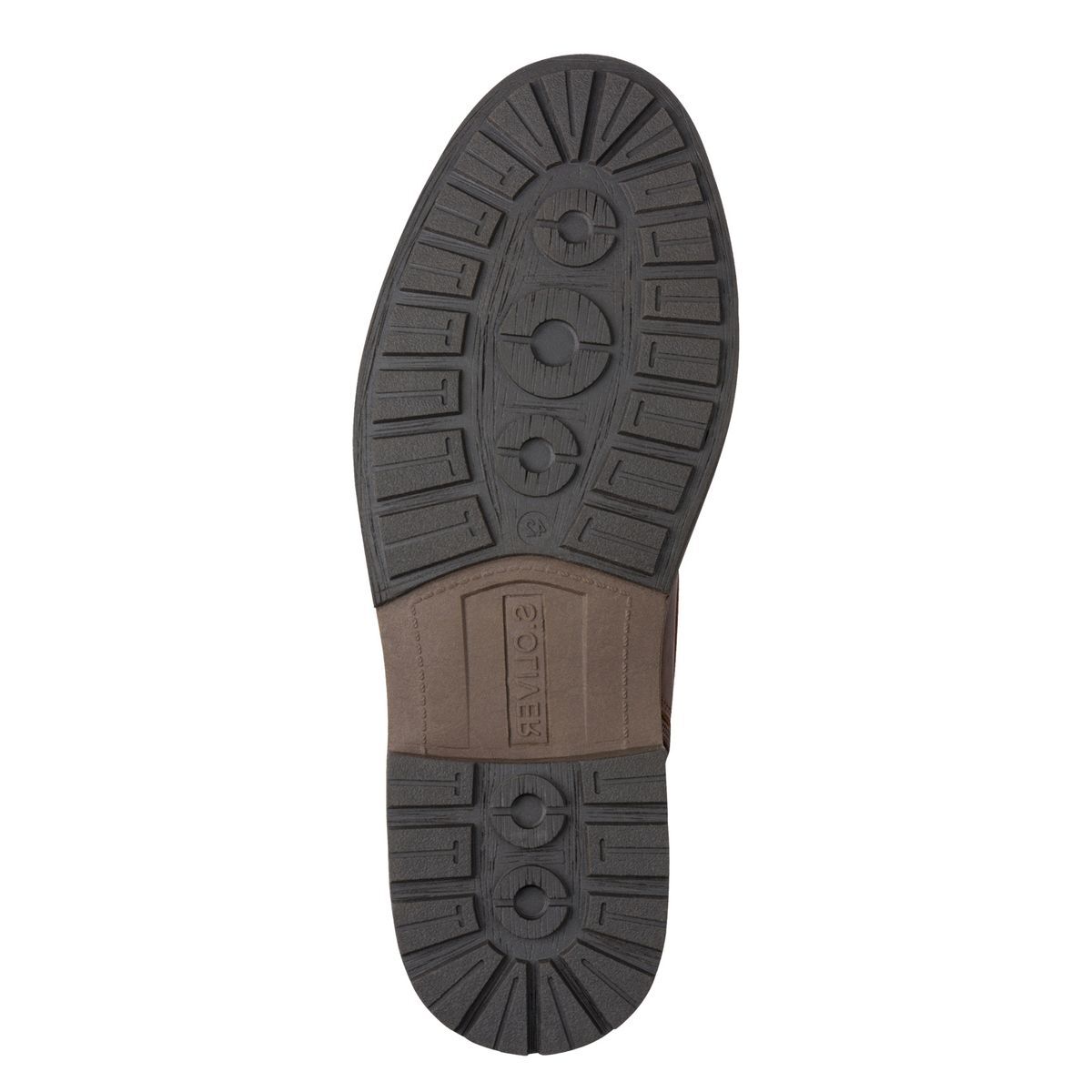 Bottine homme marron antilope combiné, S.OLIVER