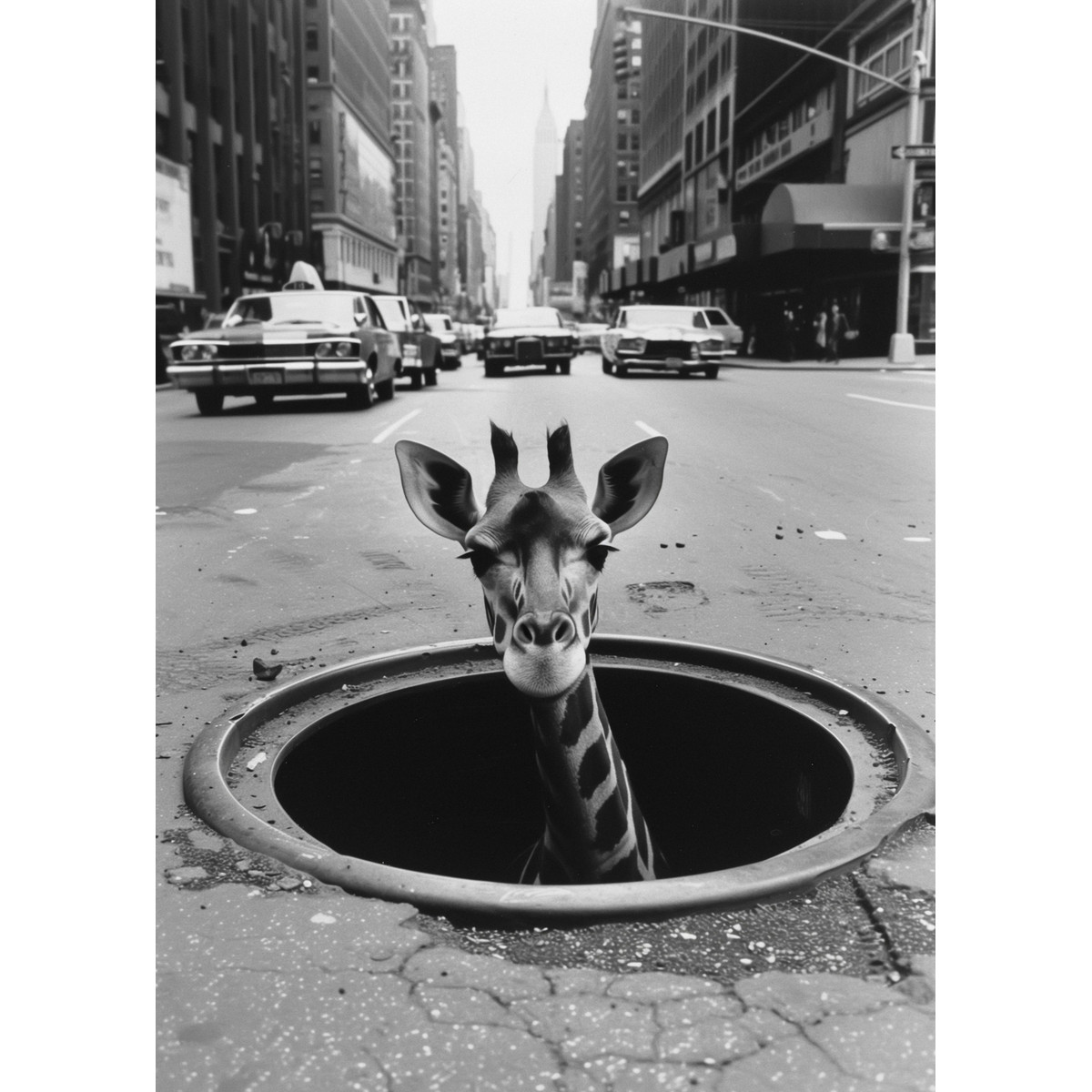 Tableau Sur Toile Girafe En Ville INSOLITE tableaux sur toile-noir & blanc, CEANOTHE