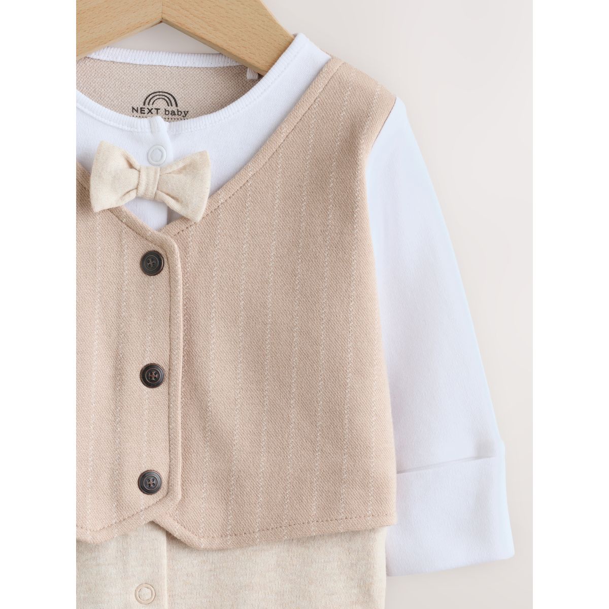 Dors-bien habillé à nœud papillon pour bébé naturel, NEXT