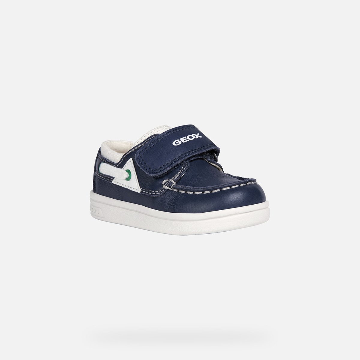 Mocassins B DJROCK bleu marine/blanc, GEOX