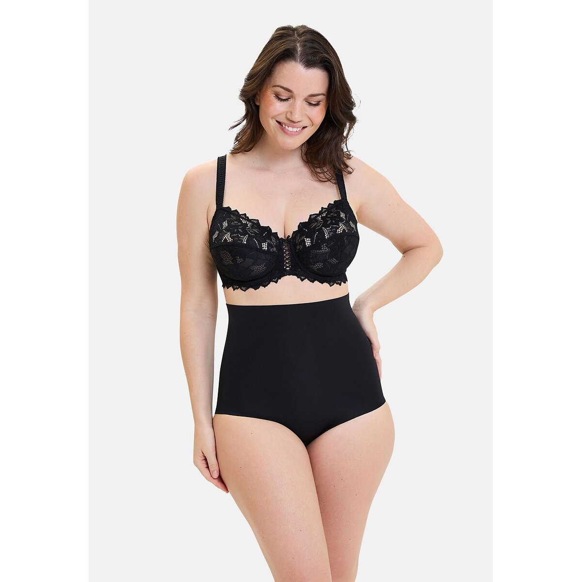 Culotte vita alta modellante Perfect Touch nero , SANS COMPLEXE