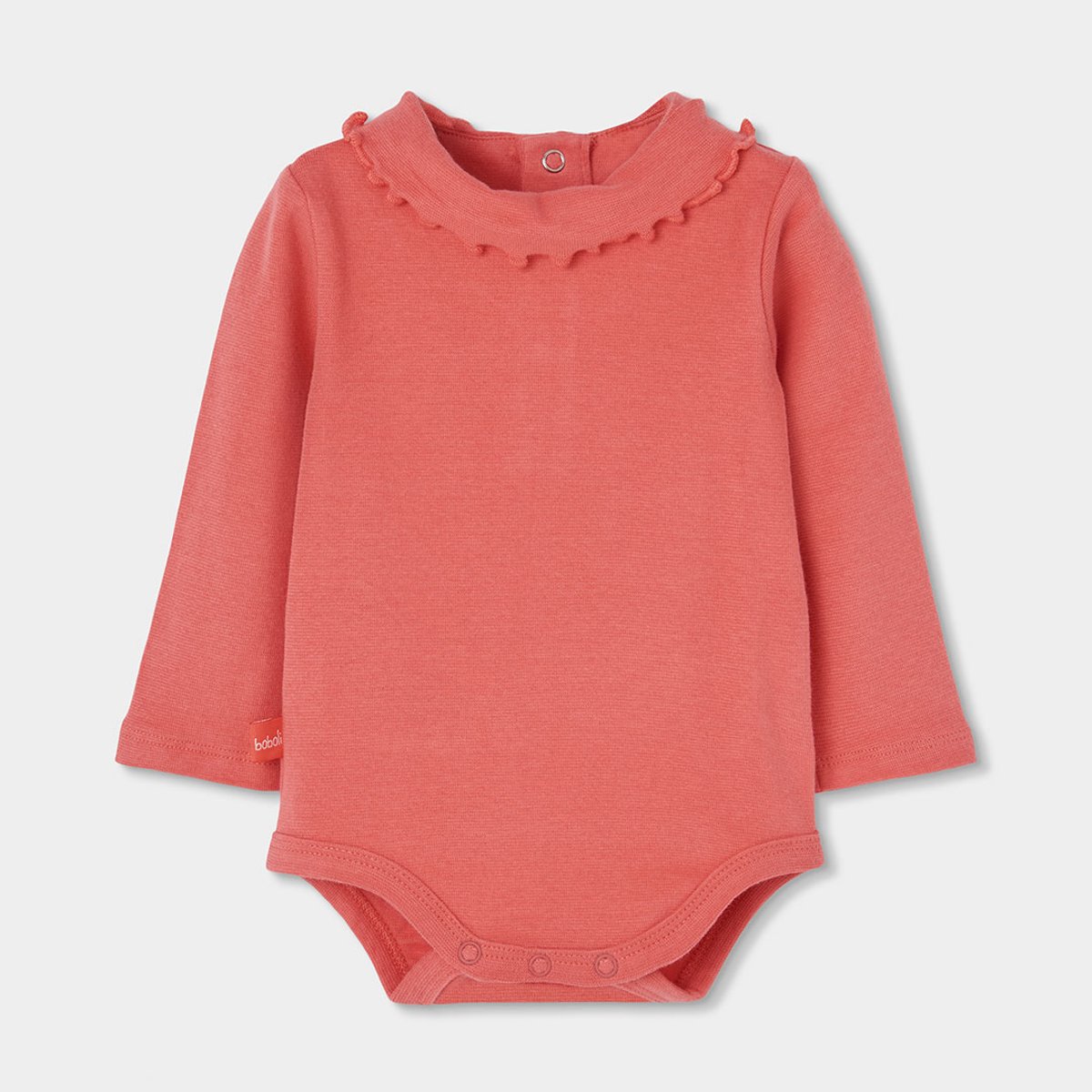 Ensemble maille denim bébé fille broderie ours rouge, BOBOLI
