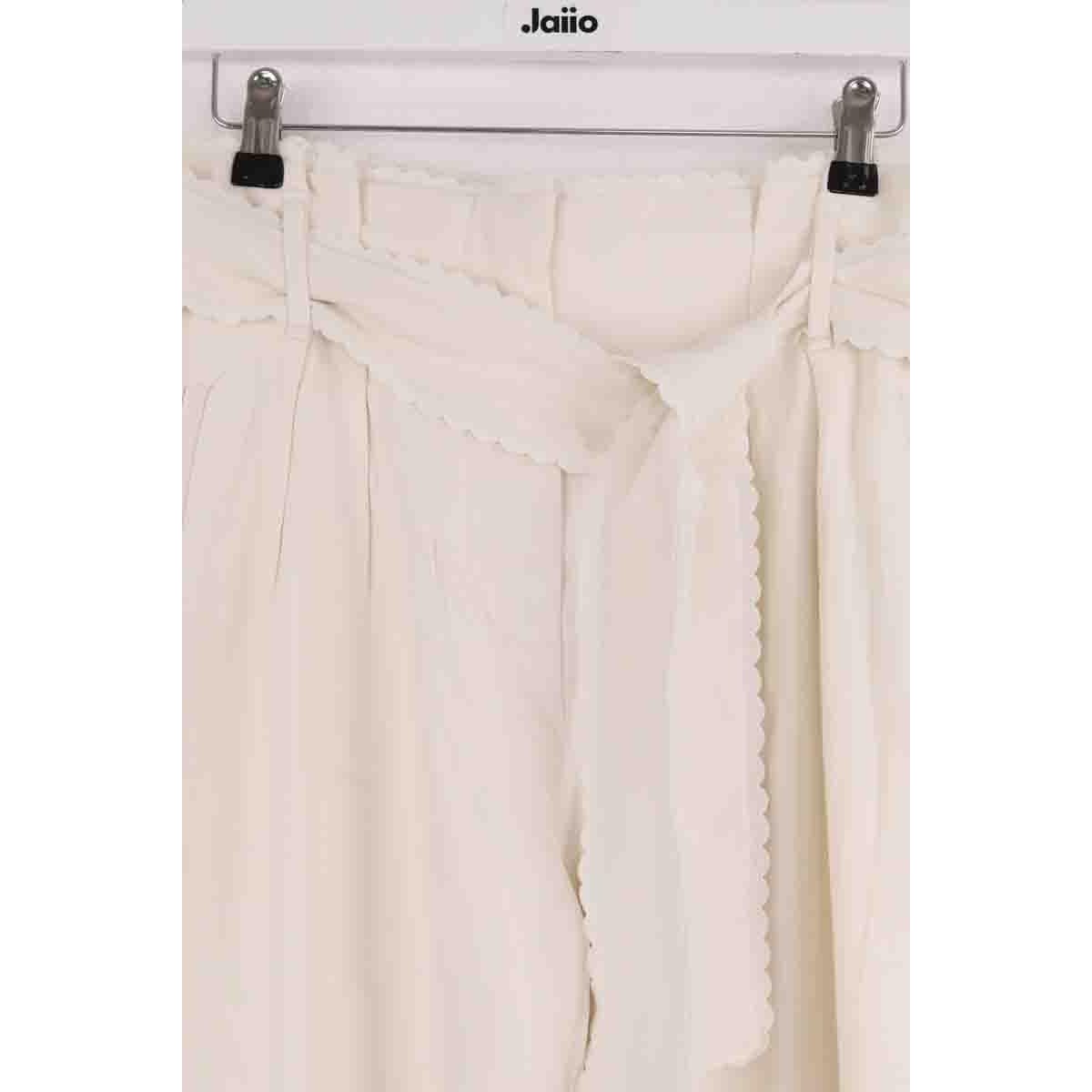 Pantalon large - Très Bon État ecru, SEZANE
