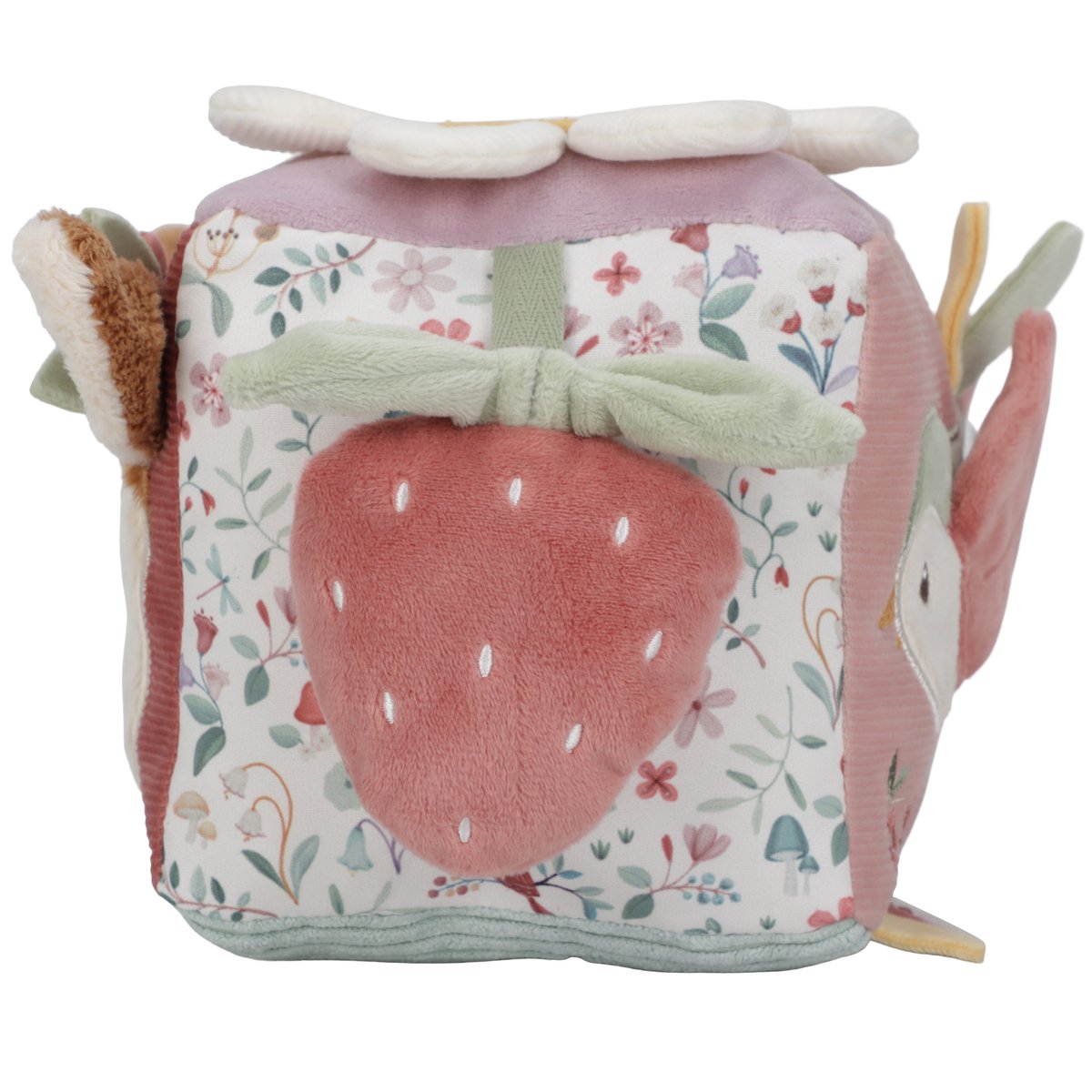 Cube d'activités Soft FAIRY GARDEN rose, LITTLE DUTCH