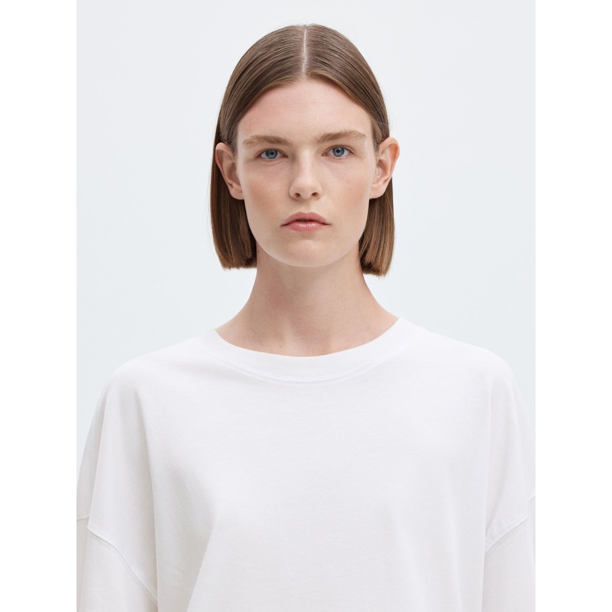 T-Shirt Oversize bright white, SELECTED