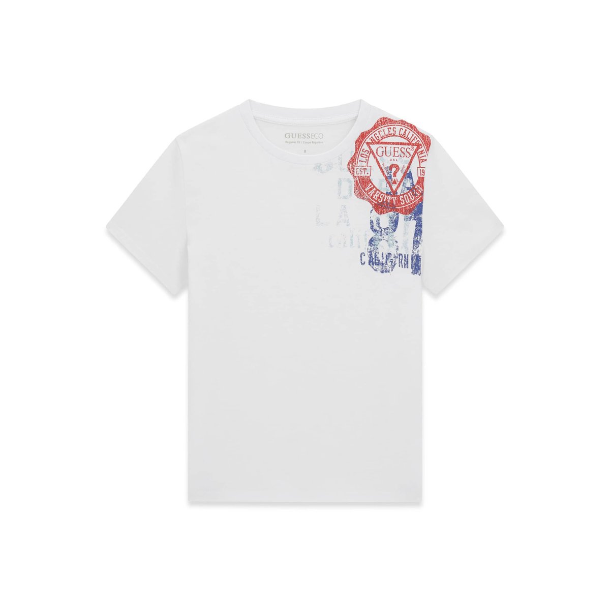 T-Shirt Avec Logo blanc, GUESS KIDS