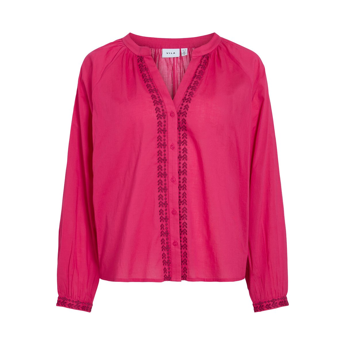 Blusa a maniche lunghe rosa, VILA