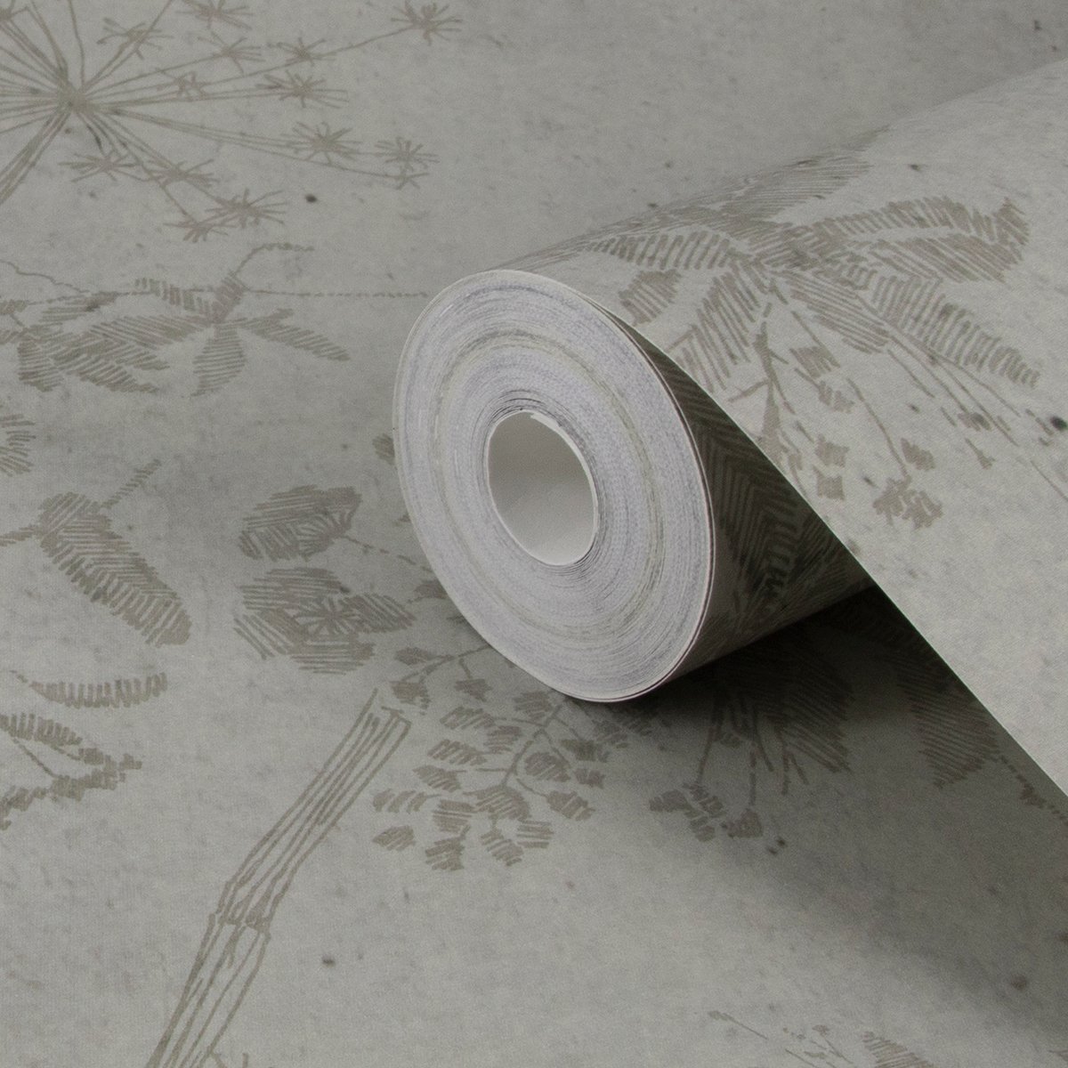 Papier peint panoramique Ribambelles de fleurs sauvages beige, VTWONEN