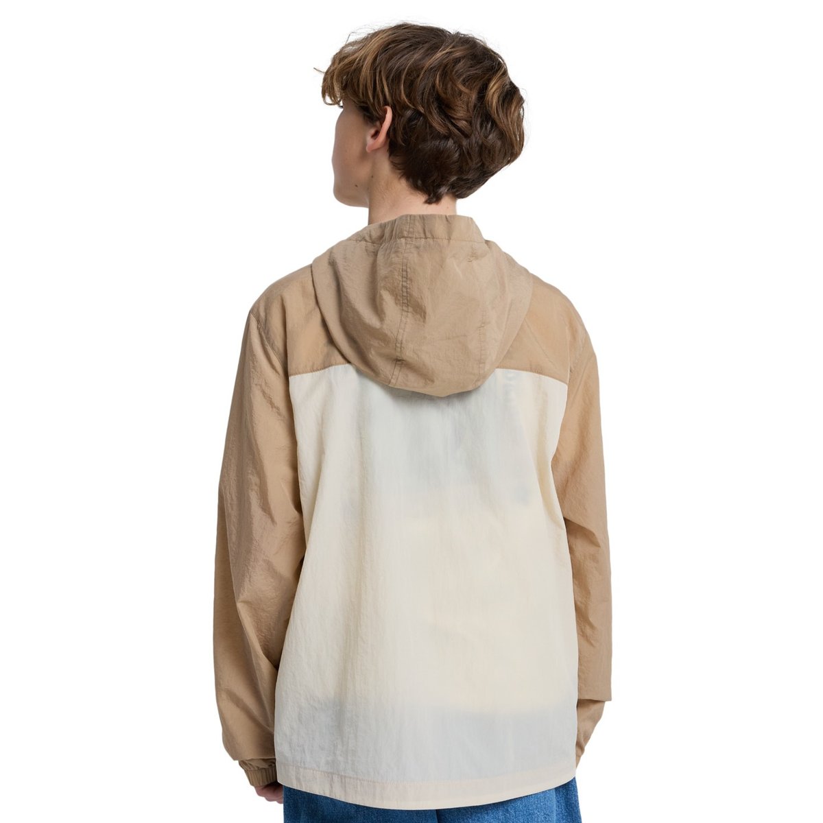 Veste coupe-vent à capuche CLICKER beige khaki, QUIKSILVER