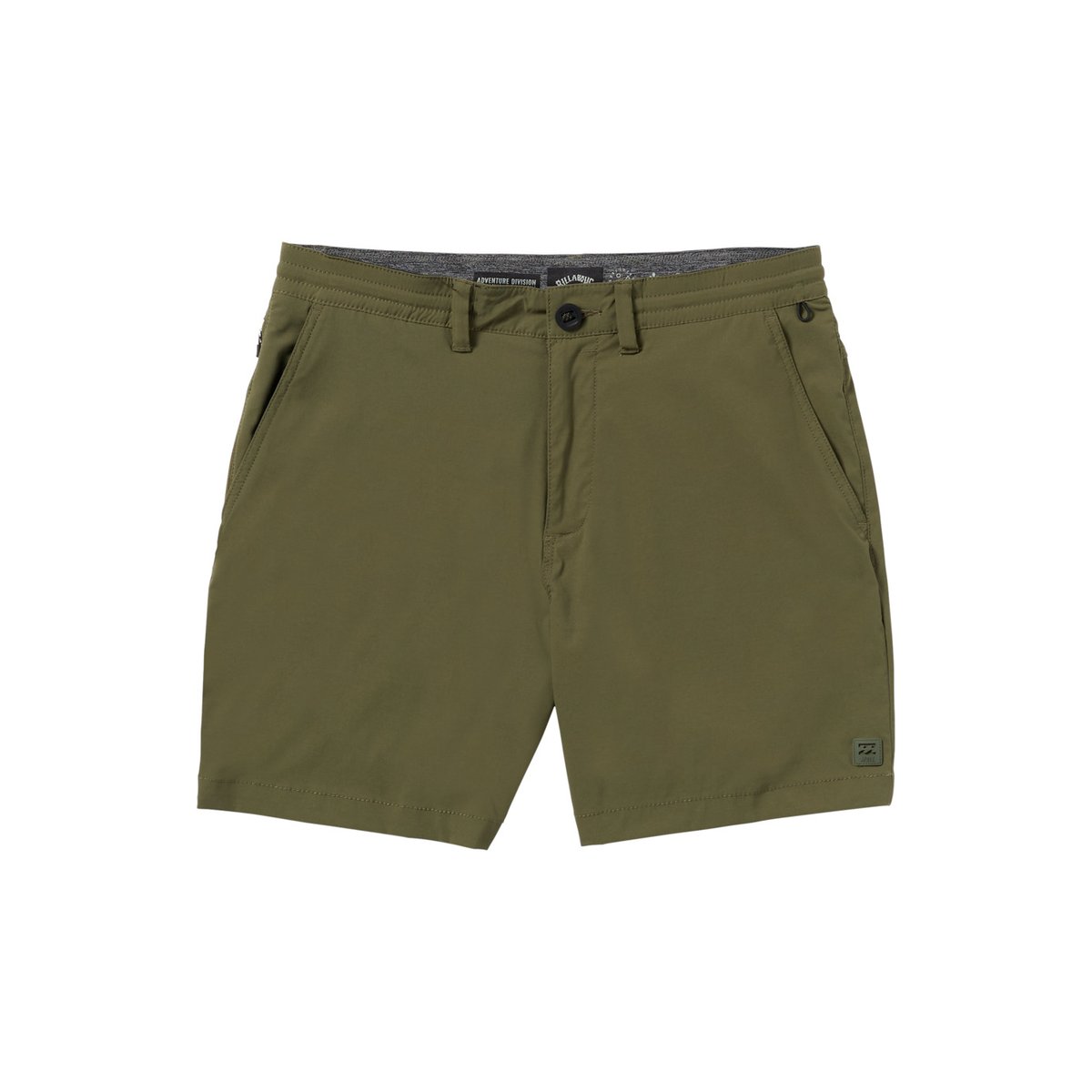 Short de marche à taille élastique grün olive, QUIKSILVER
