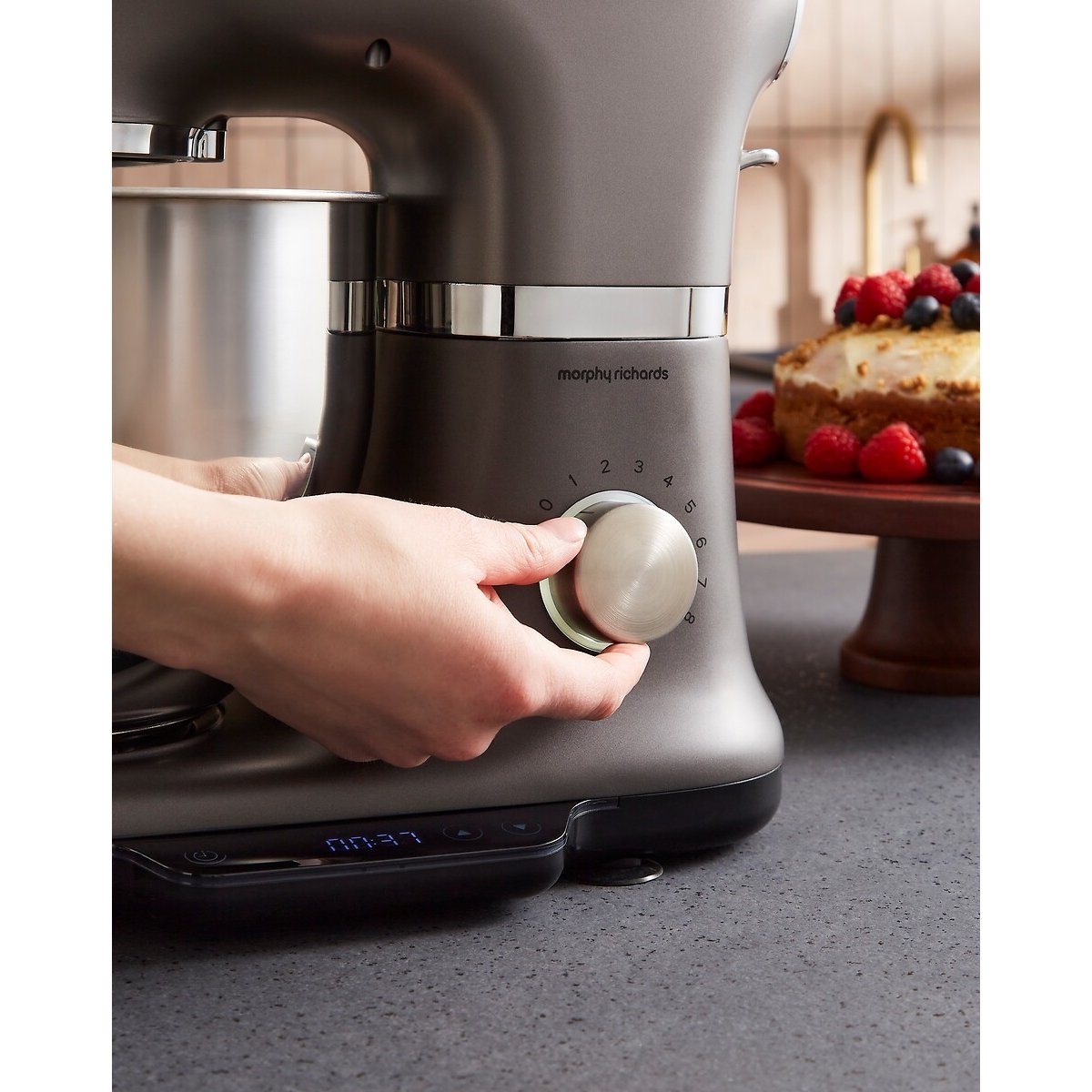 Stand Mixer - 400024 grey, MORPHY RICHARDS