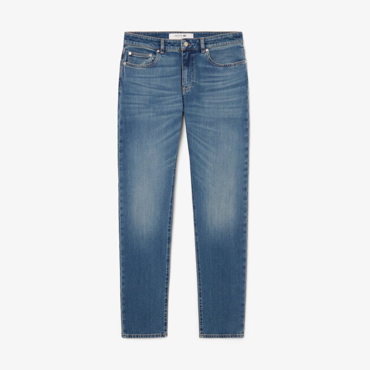 Jean 5 poches indigo slim fit bleu-mk9, LACOSTE