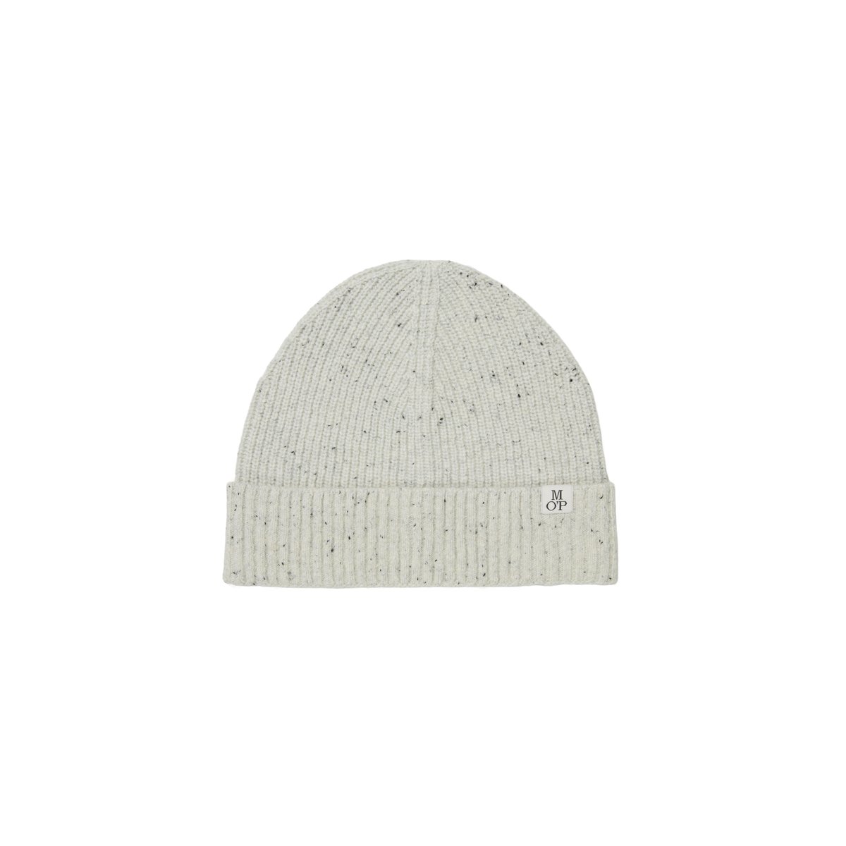 Casquette en mélange de laine de tige recyclée blanc, MARC O'POLO