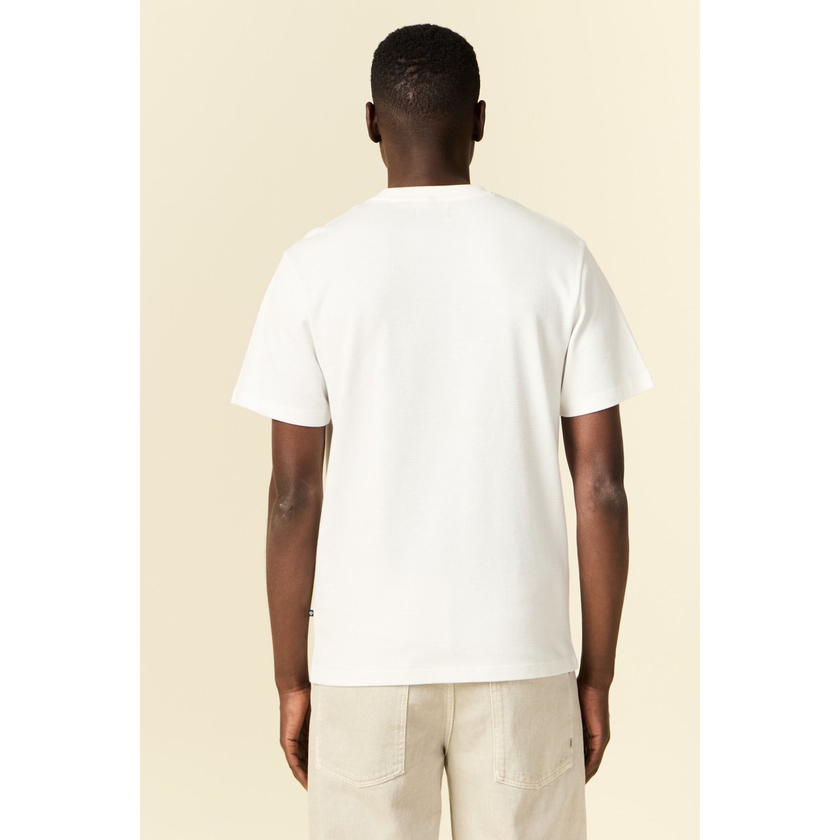 T-shirt manches courtes ecru, BONOBO