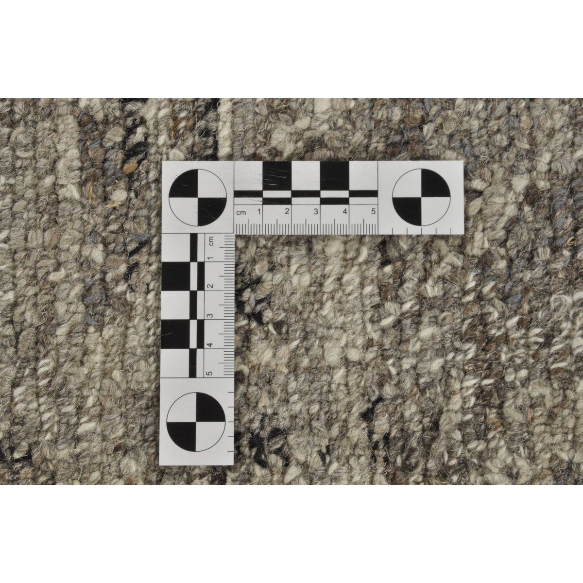 Tapis en laine vierge noué à la main gris, THEKO
