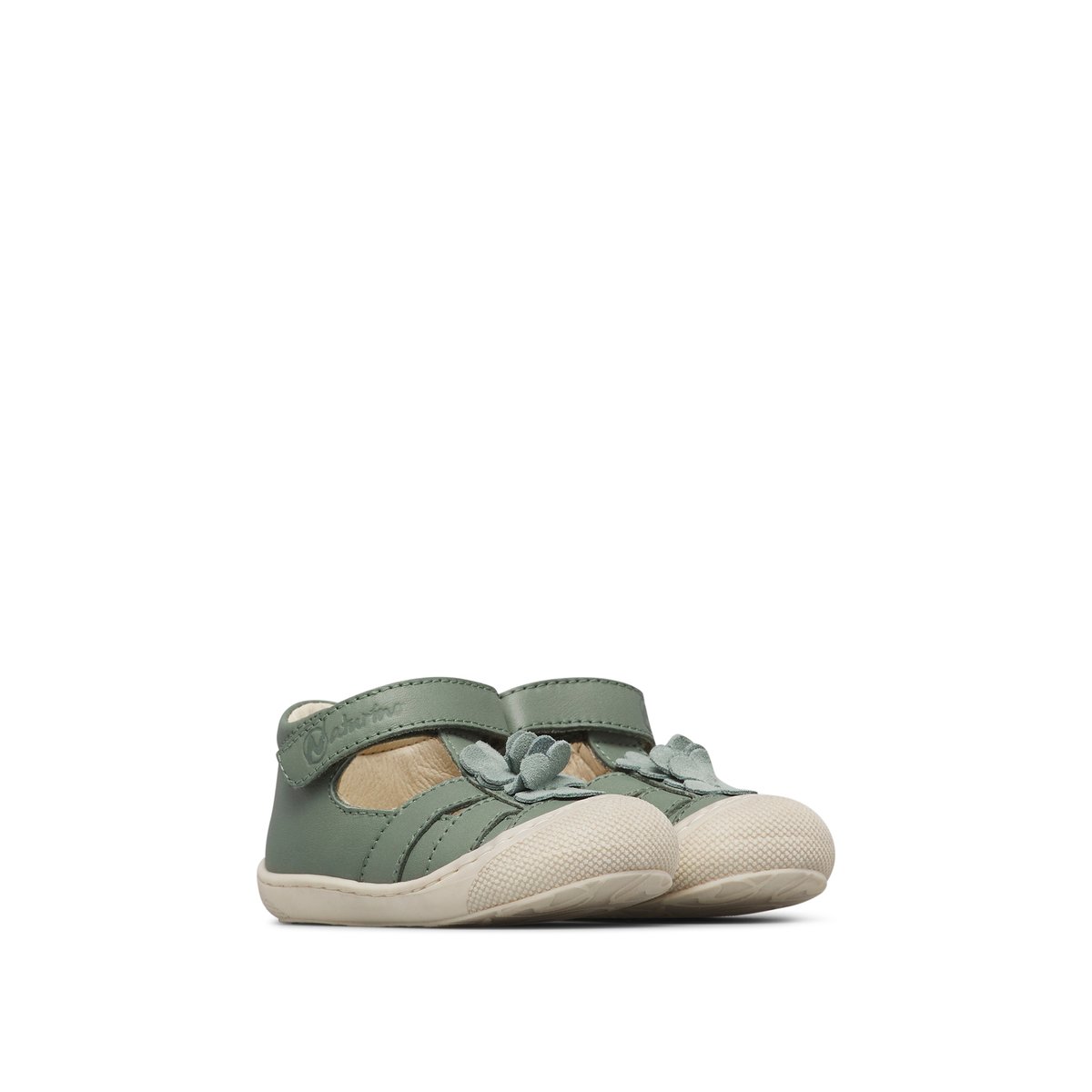 Sandales premiers pas en cuir MAGGY 2 sage-, NATURINO
