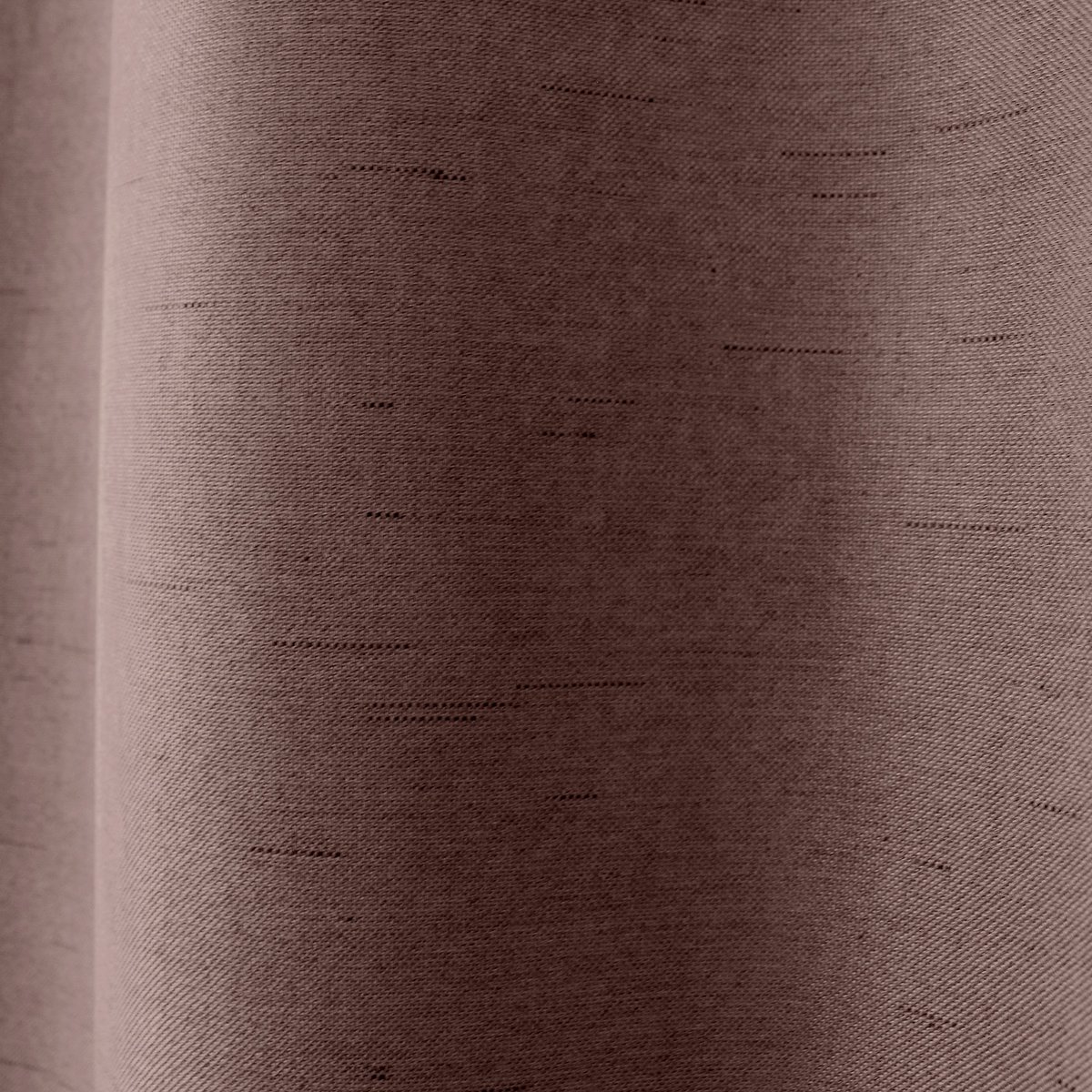 Rideau occultant uni et fileté marron glacé, HOME MAISON