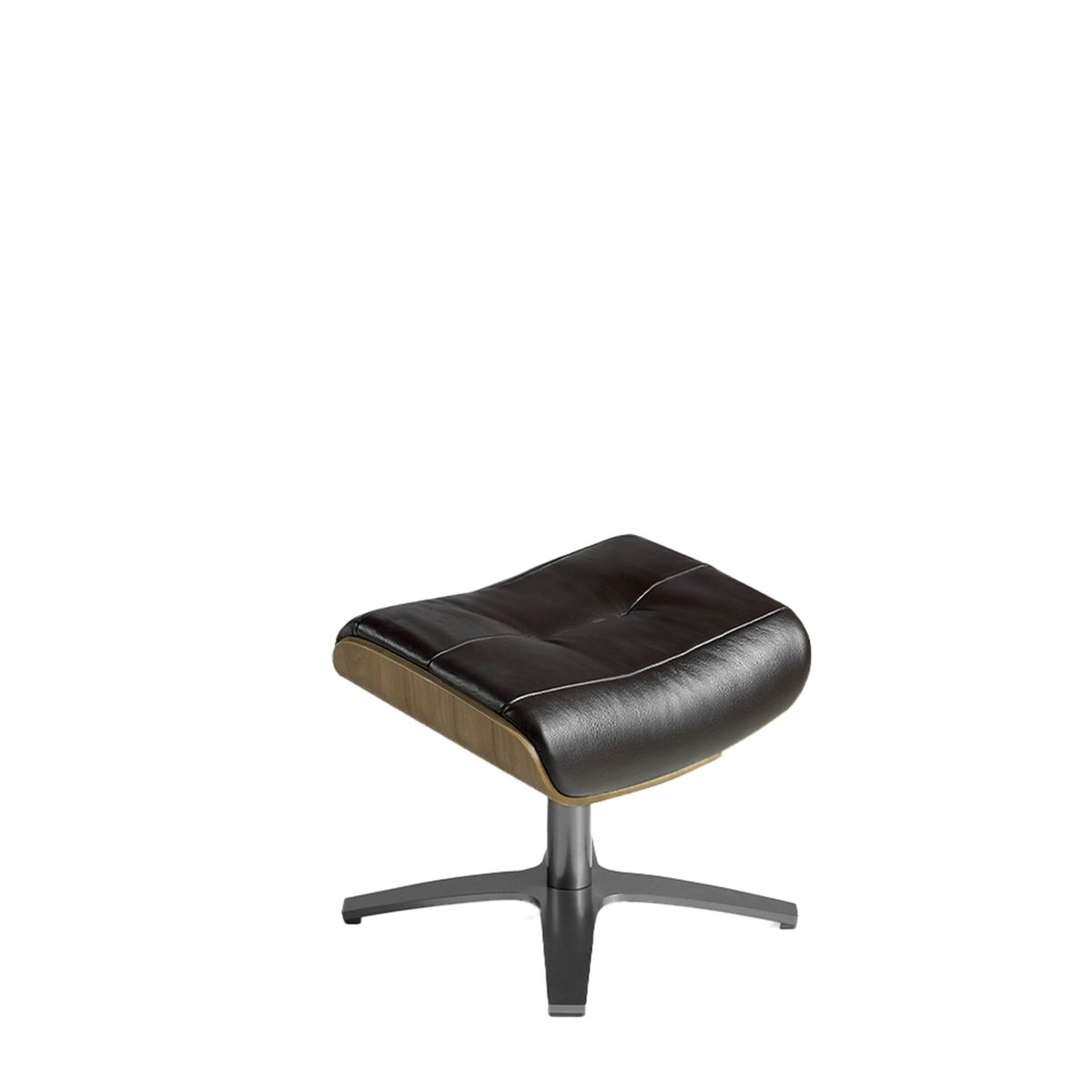 Repose pieds en cuir marron | noyer | gris foncé, ANGEL CERDA