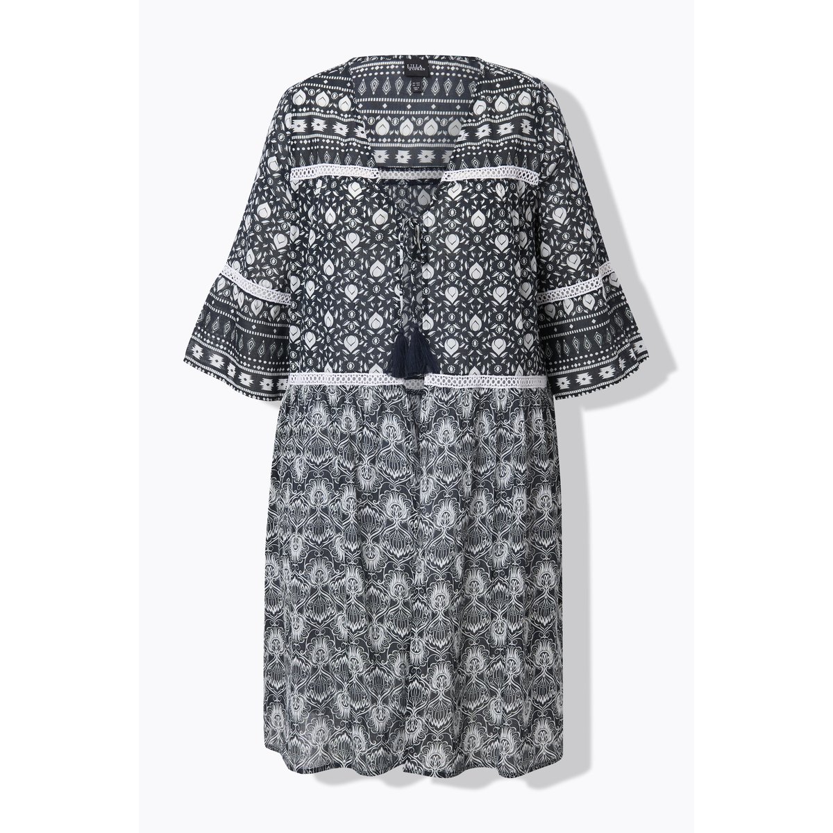 Veste longue marine, ULLA POPKEN
