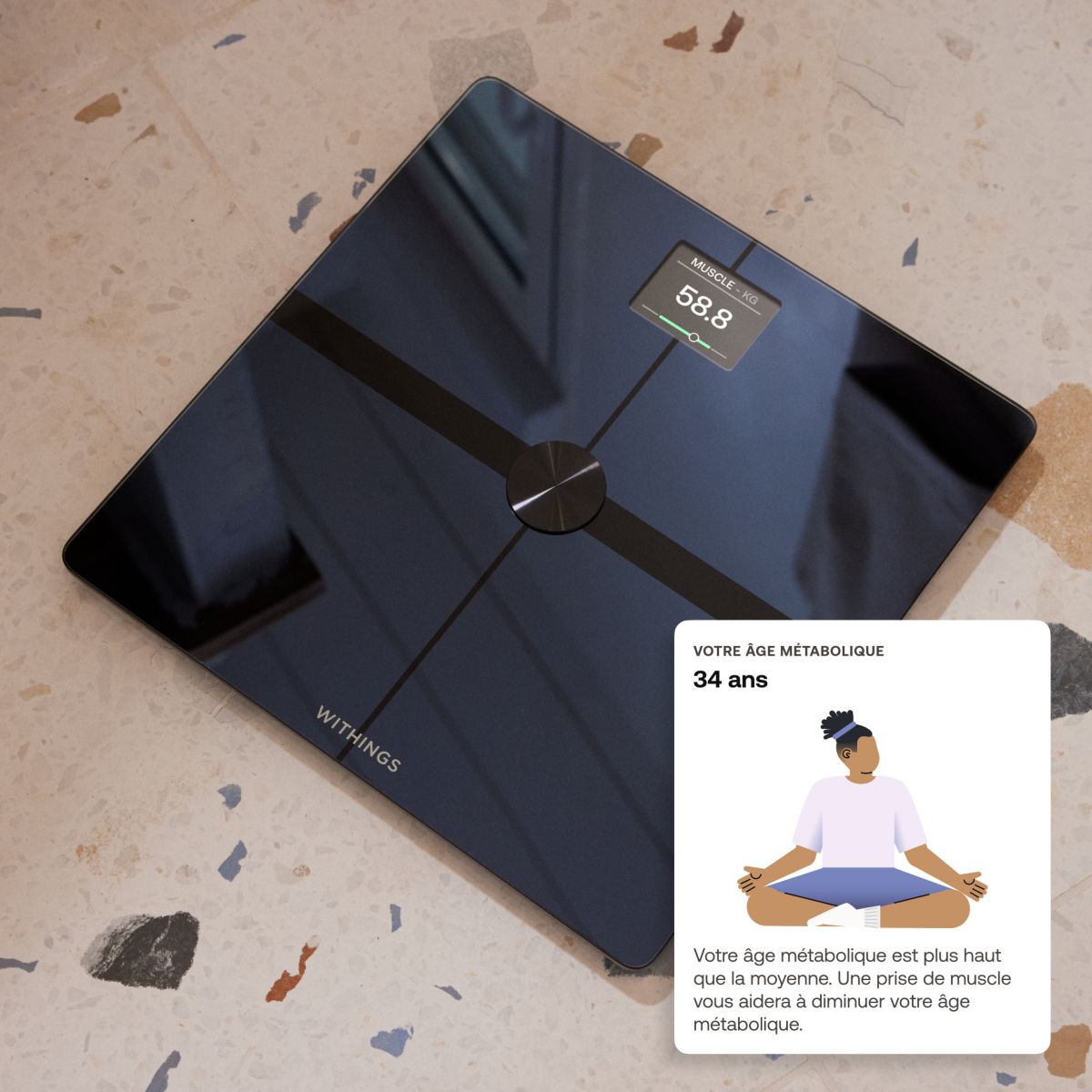Pèse personne Body Smart blanc, WITHINGS