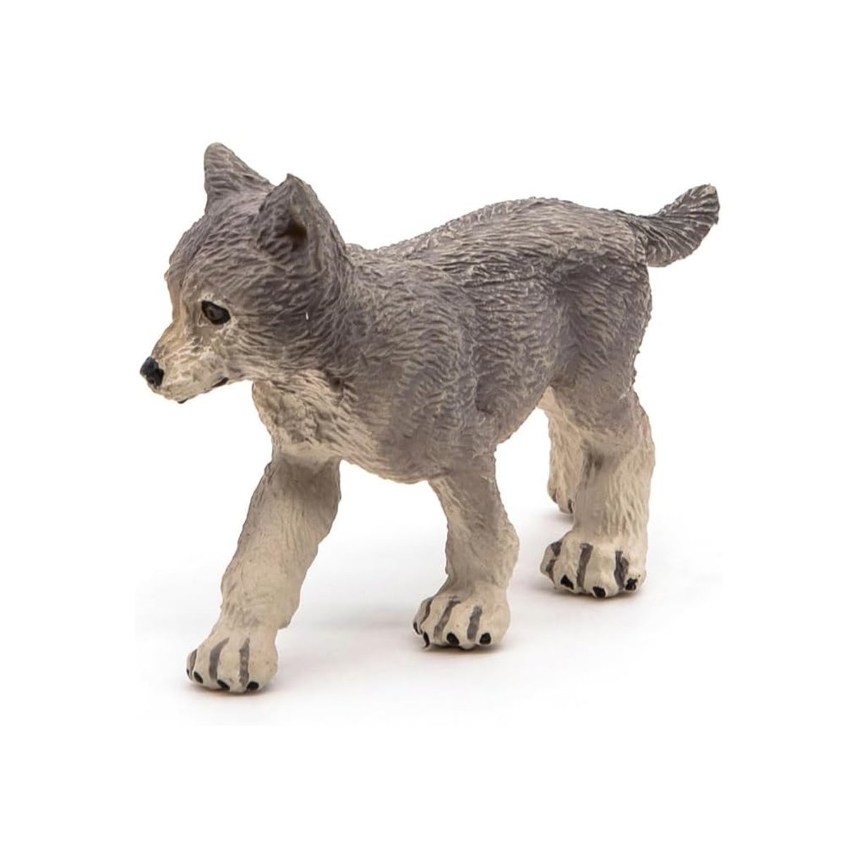 Figurine Bébé loup gris, PAPO