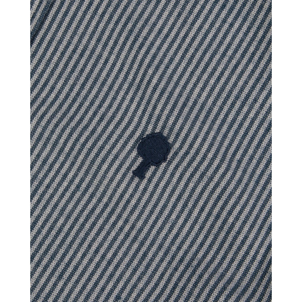 Chemise en flanelle écru et bleu marine, FAGUO