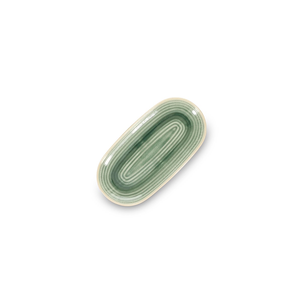 Lot de 4 plat de services CAMEO vert, SALT & PEPPER