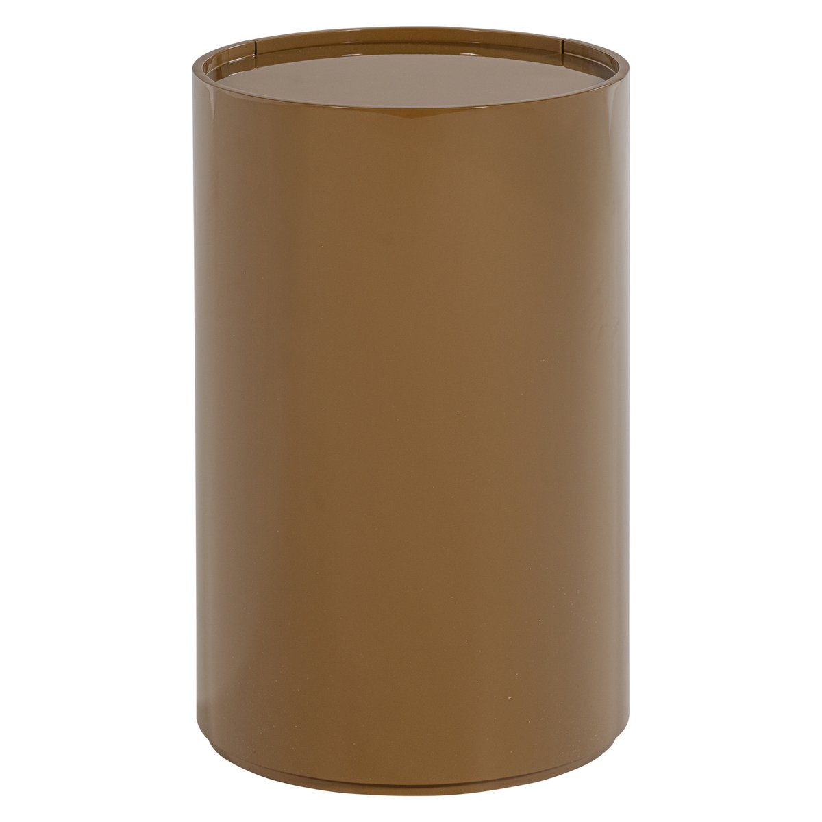 Armoire ronde en MDF SERA jaune, WOOOD