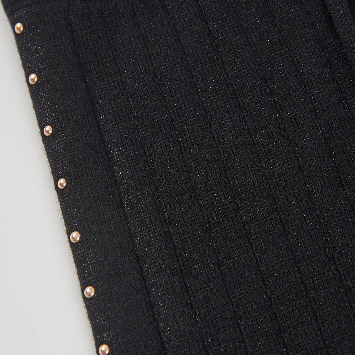 Pantalon fille avec clous noir, BOBOLI