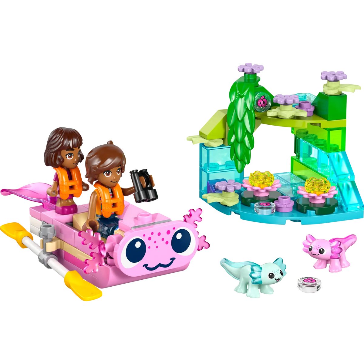 LEGO Friends - Le bateau d'aventures axolotl - 42681 multicolore, LEGO