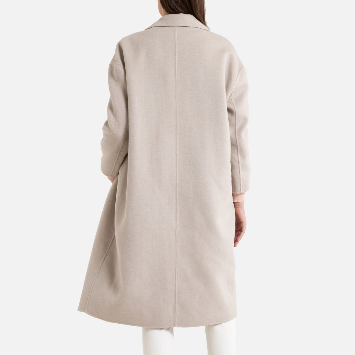 Dadoulove Double-Breasted Coat in Wool Mix grey, AMERICAN VINTAGE