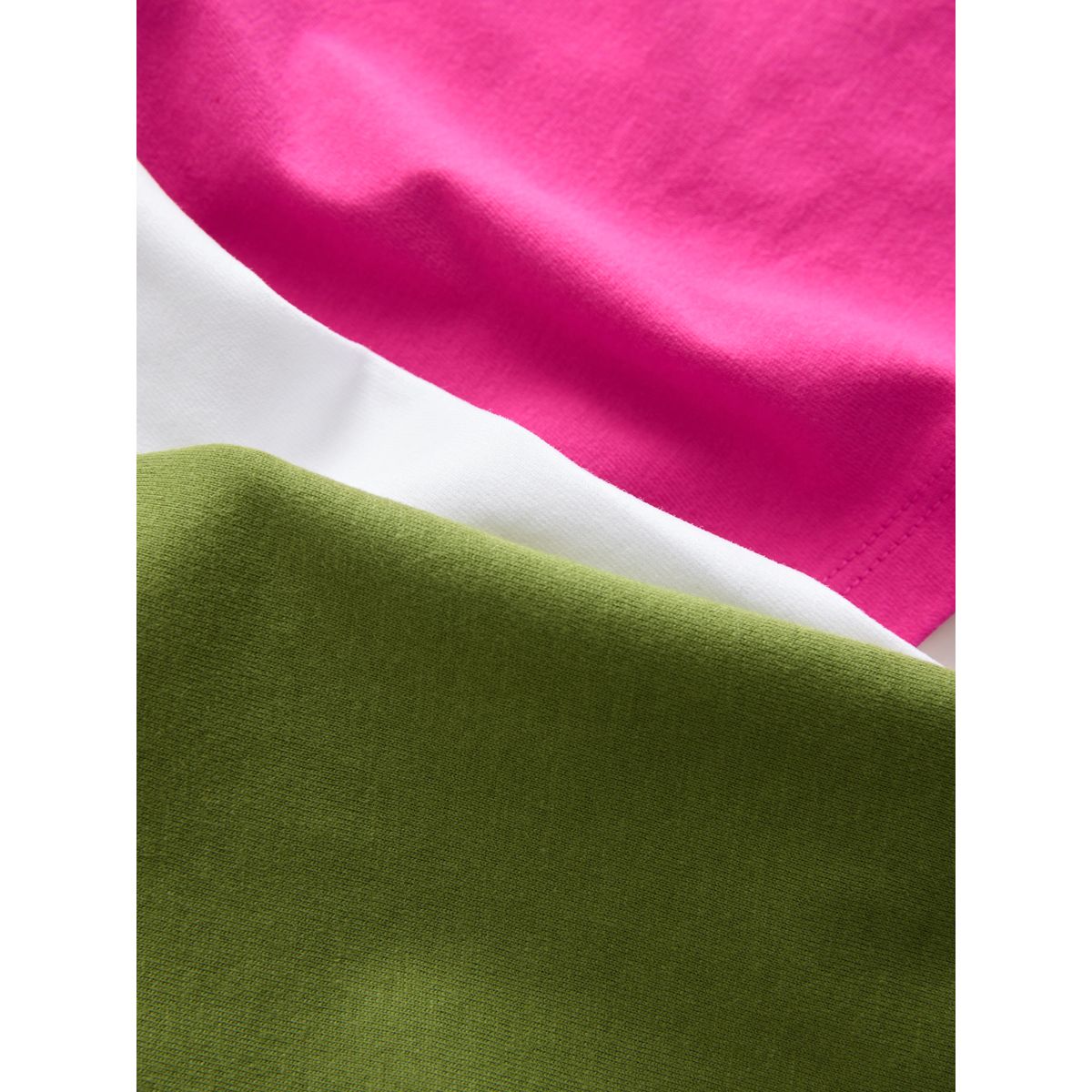 T-shirt droit à imprimé, lot de 3 rose/vert, NEXT
