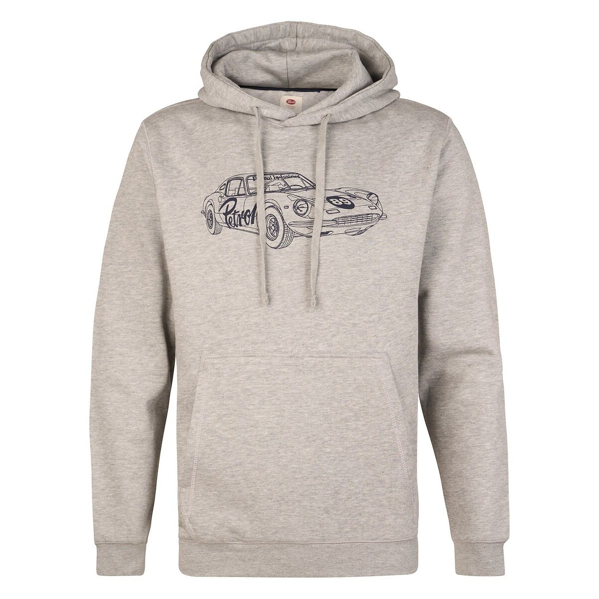 Sweat à capuche gris chiné, PETROL INDUSTRIES