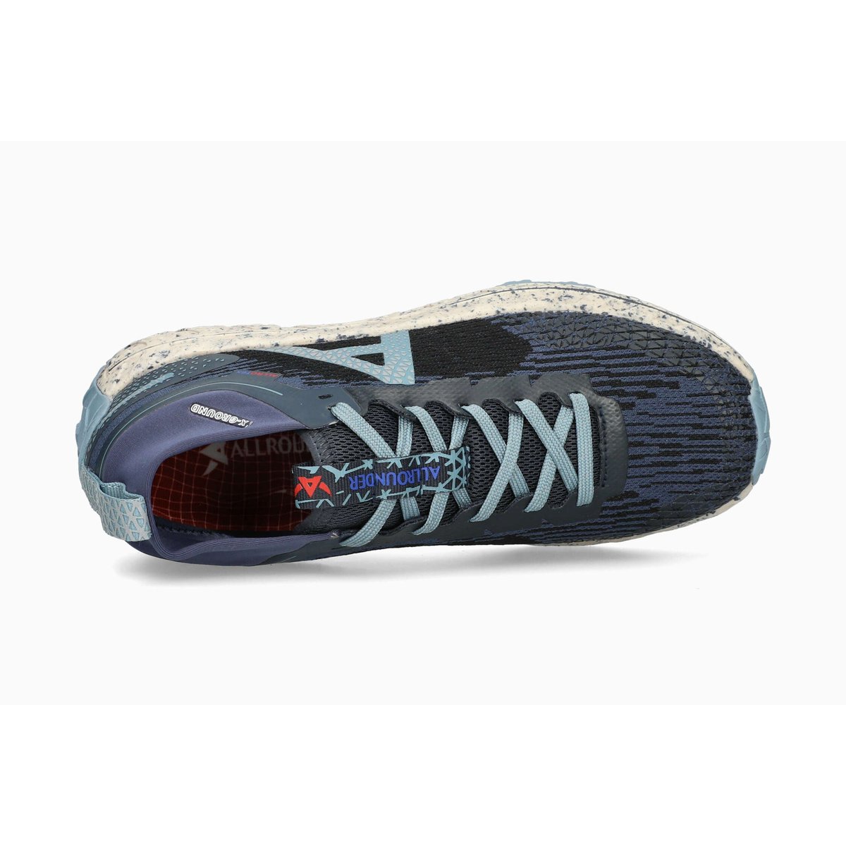 Baskets en textile synthetique X-GROUND-TEX bleu foncé 2008, MEPHISTO