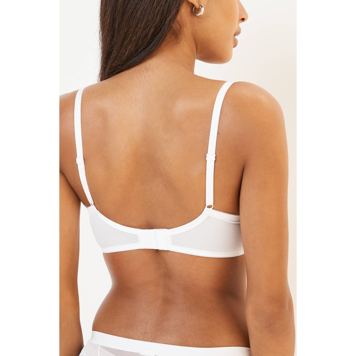 Soutien-gorge emboîtant non rembourré blanc/praline nude, NEXT