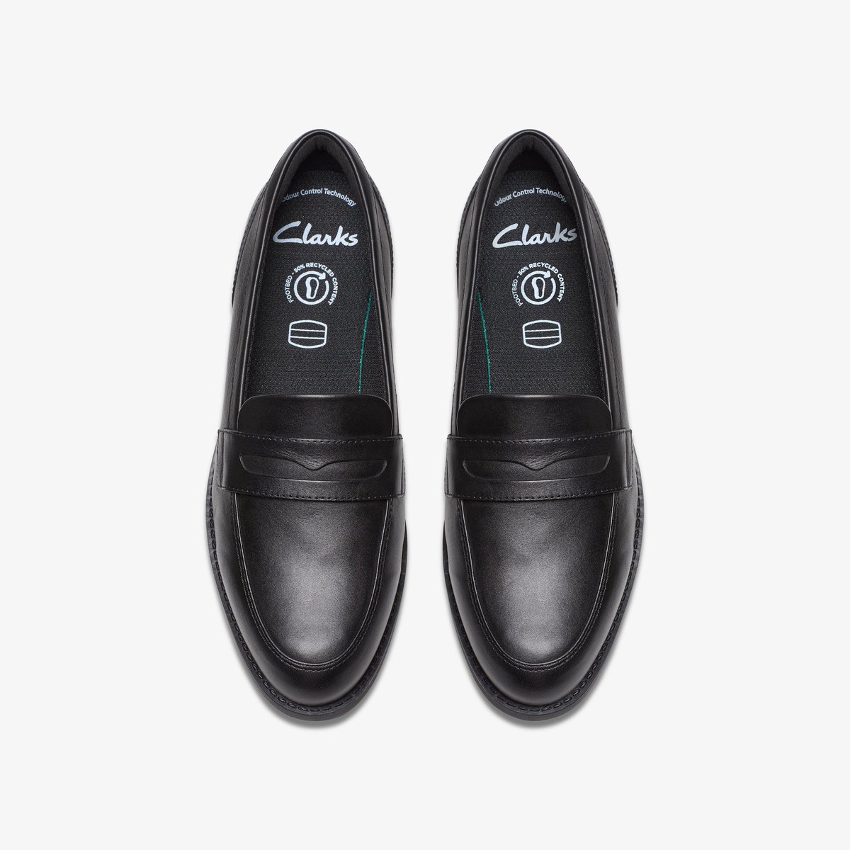 Mocassins Cuir TAPA EDGE Y noir, CLARKS