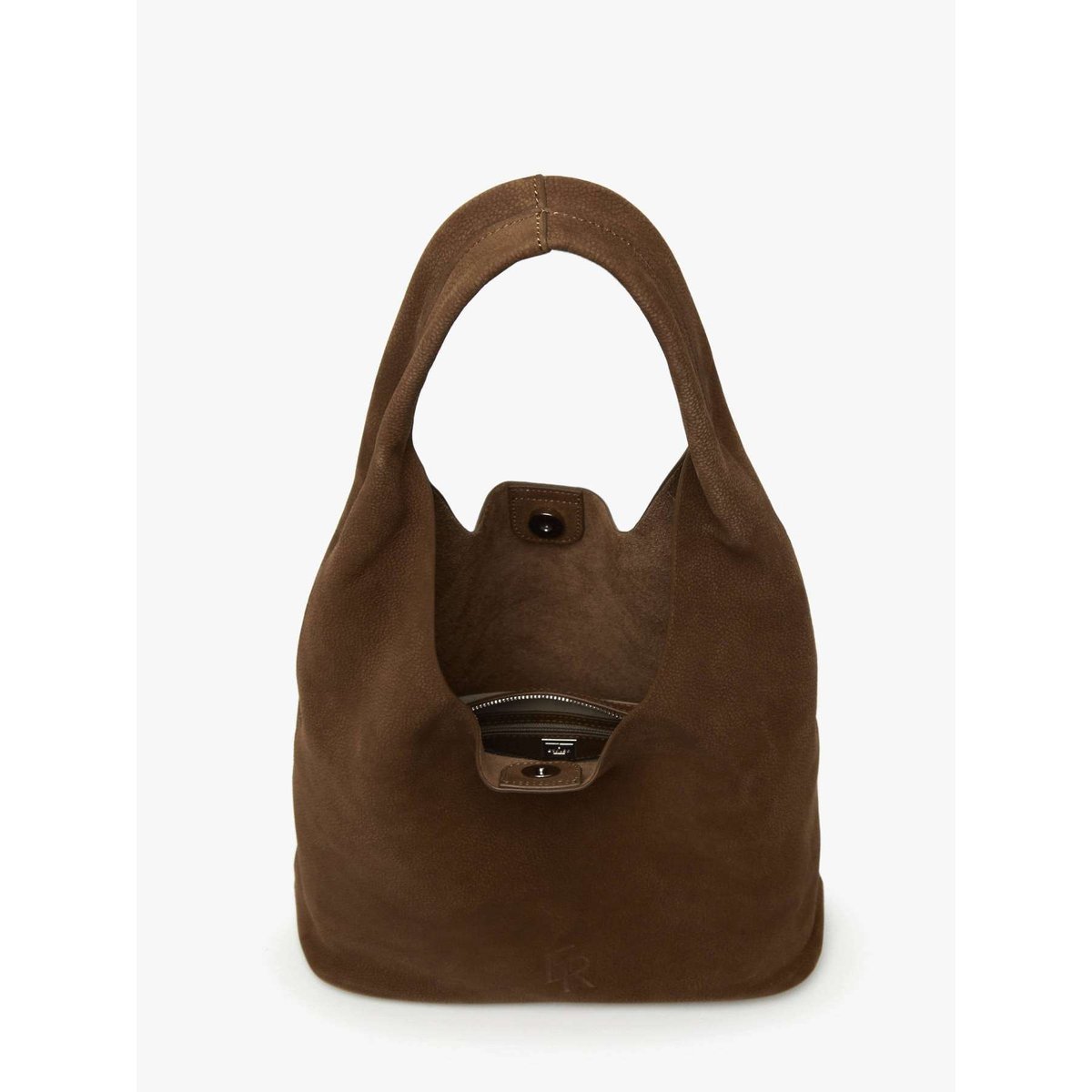 Hobo M Cavalier nubuck cuir chocolat, ETRIER