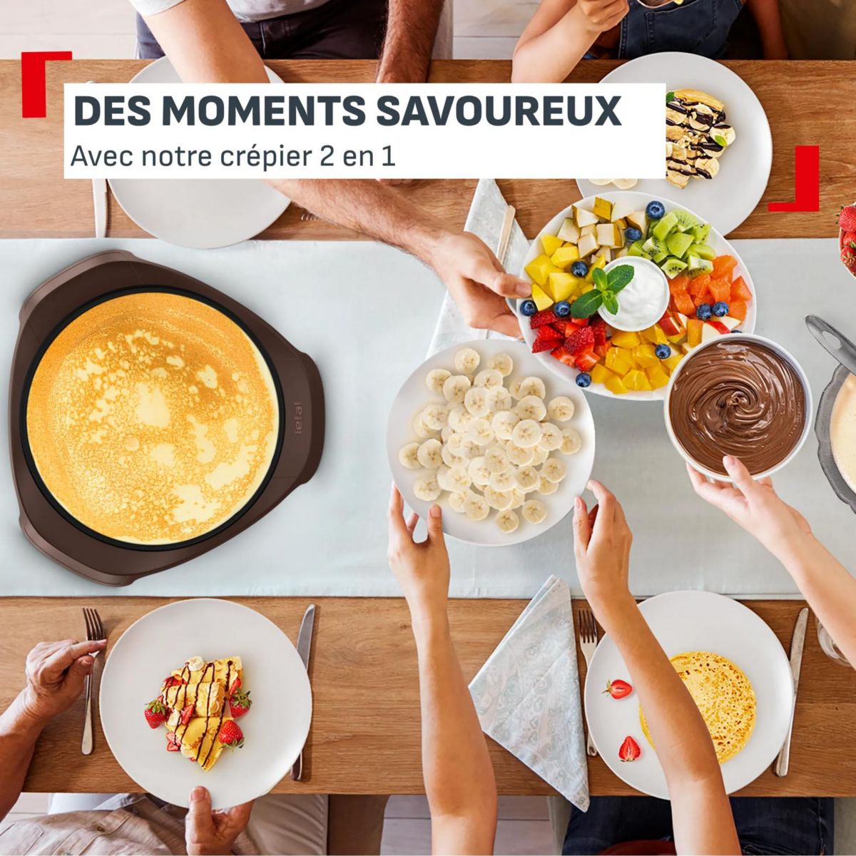 Crêpe party Easy Crep Party Pancake Maker PY3229F0 couleur unique, TEFAL