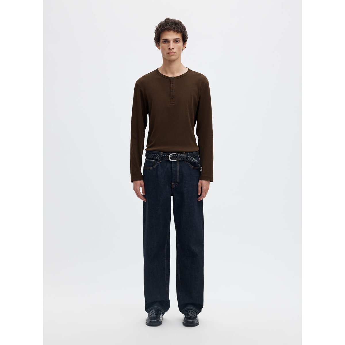 T-Shirt marron - demitasse1, SELECTED